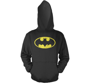 Batman Distressed Symbol Hoodie